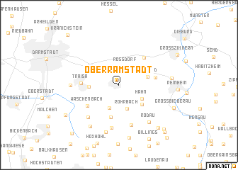 map of Ober-Ramstadt