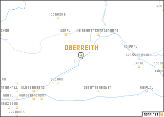 map of Oberreith