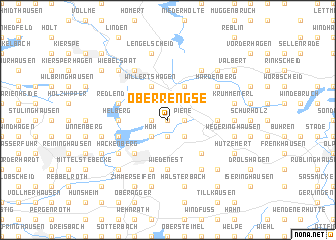 map of Oberrengse