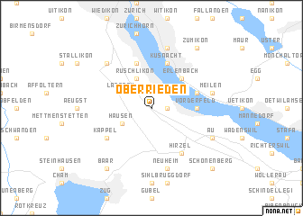 map of Oberrieden