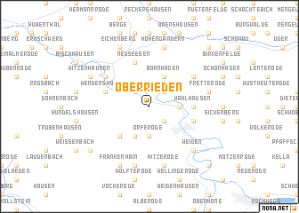 map of Oberrieden