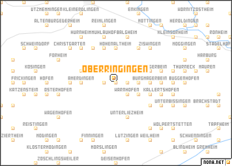 map of Oberringingen