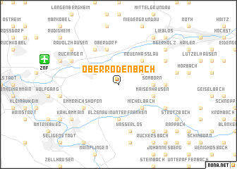 map of Oberrodenbach