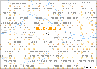 map of Oberrudling