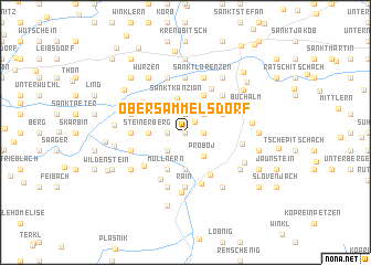 map of Obersammelsdorf