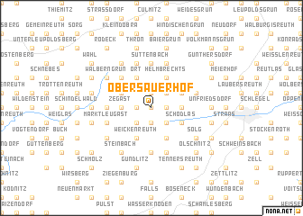 map of Obersauerhof