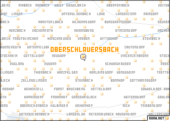 map of Oberschlauersbach