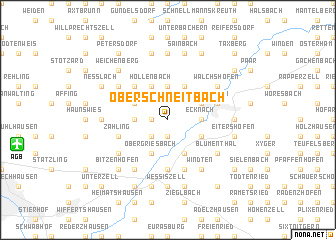 map of Oberschneitbach