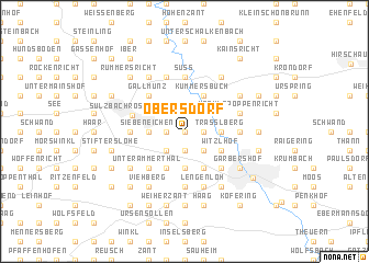 map of Obersdorf