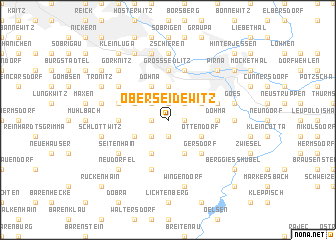 map of Oberseidewitz