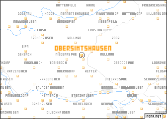 map of Obersimtshausen