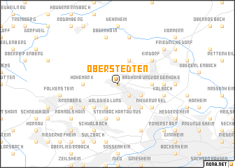 map of Oberstedten
