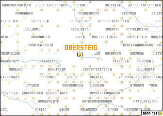 map of Obersteig