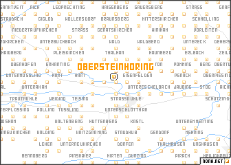 map of Obersteinhöring