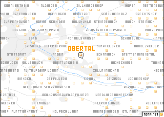 map of Obertal