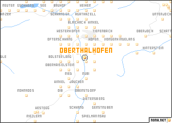 map of Oberthalhofen