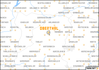 map of Oberthal