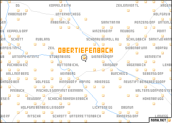 map of Obertiefenbach