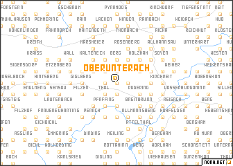 map of Oberunterach