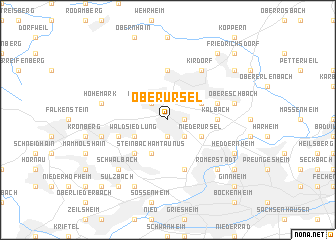 map of Oberursel