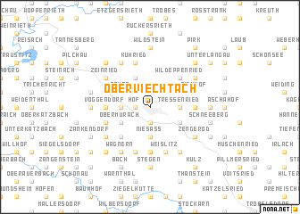 map of Oberviechtach