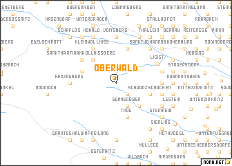 map of Oberwald