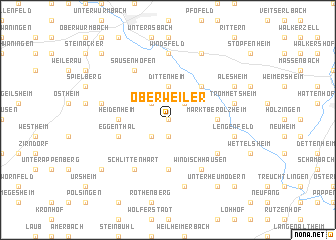 map of Oberweiler