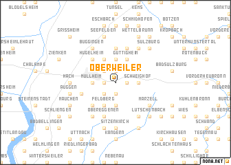map of Oberweiler
