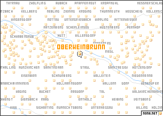 map of Oberweinbrunn