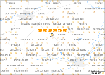 map of Oberwerschen