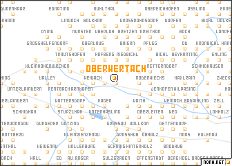map of Oberwertach