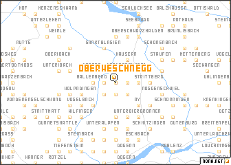 map of Oberweschnegg
