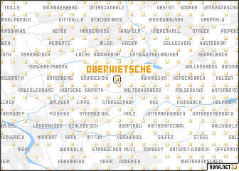 map of Oberwietsche