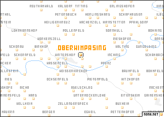 map of Oberwimpasing
