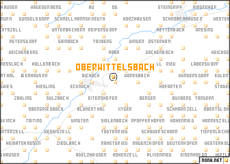 map of Oberwittelsbach