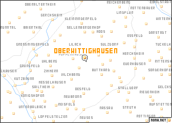 map of Oberwittighausen