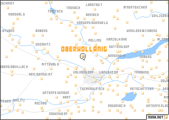 map of Oberwollanig