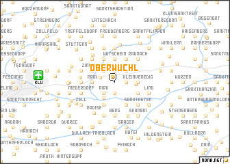 map of Oberwuchl
