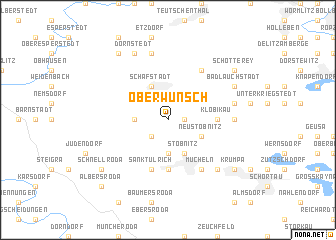 map of Oberwünsch
