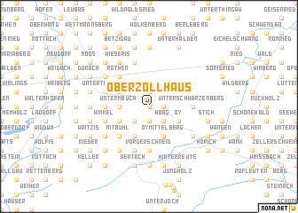 map of Oberzollhaus