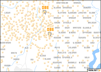 map of Obe