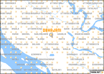 map of Obhājāni