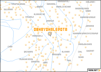 map of Obhāyo Hālepota