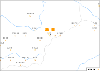 map of Obia II