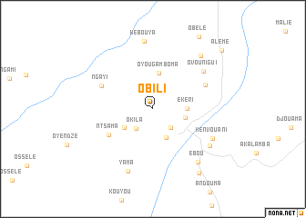 map of Obili