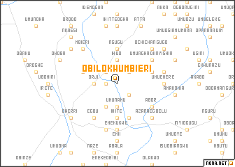 map of Obilokwu Mbieri