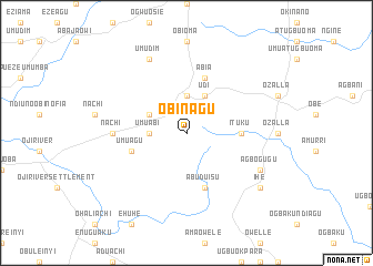 map of Obinagu