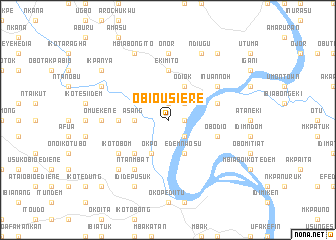 map of Obio Usiere