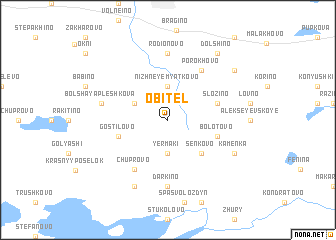 map of Obitel\