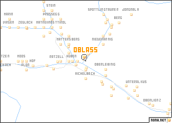 map of Oblass
